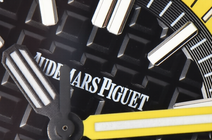 Audemars Piguet Royal Oak Offshore Diver 42mm Yellow Strap Black Dial Forged Carbon