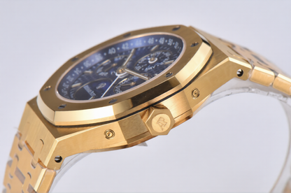 Audemars Piguet Royal Oak 41mm Perpetual Calendar Gold Blue Dial