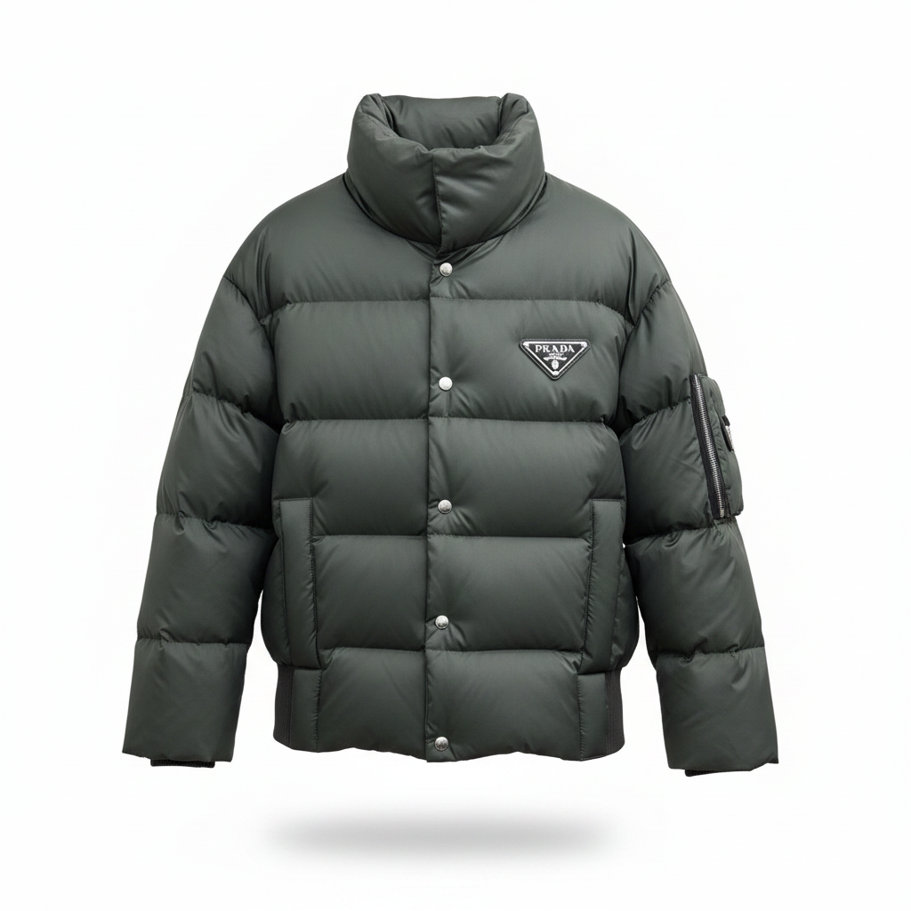 Prada Down Jacket "Dark Olive Green"