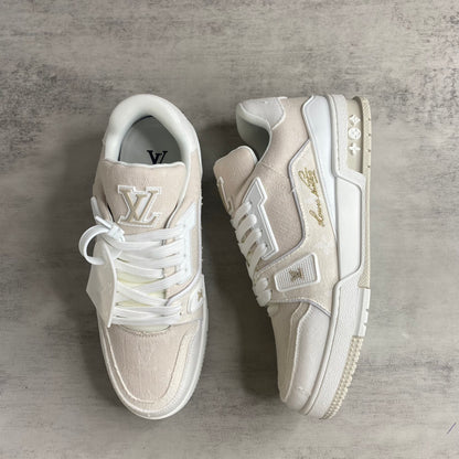Louis Vuitton Trainers "White Denim"