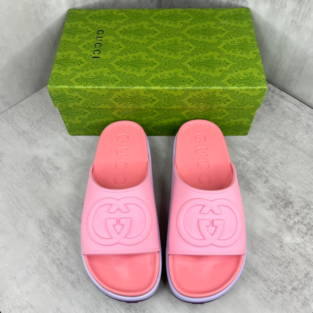 Gucci Slides "Pink-Purple"