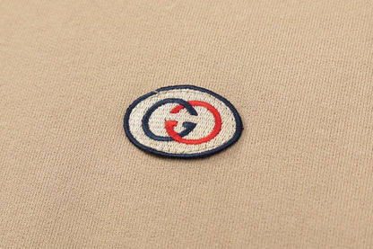 Gucci GG Embroidered Hoodie "Beige"