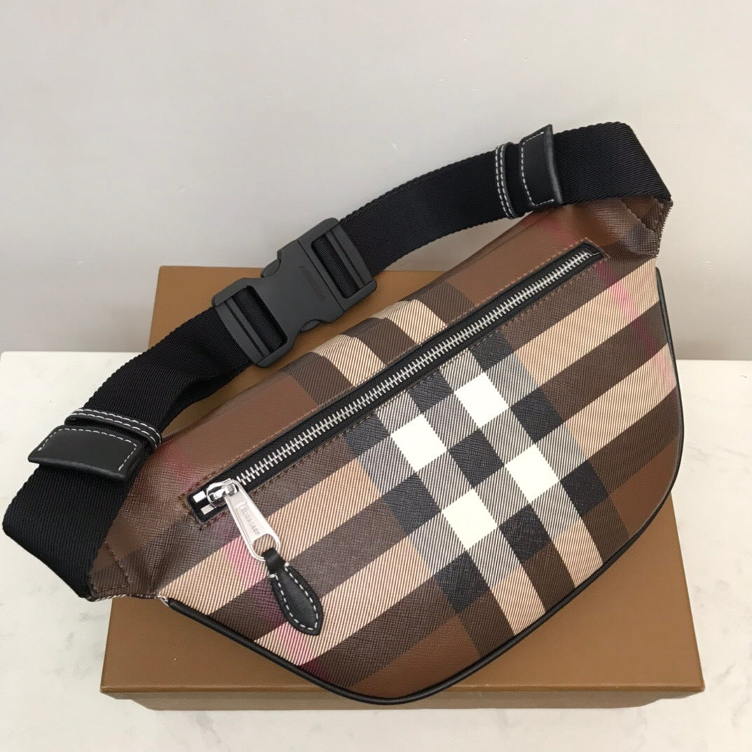 Burberry Checkered Bum Bag