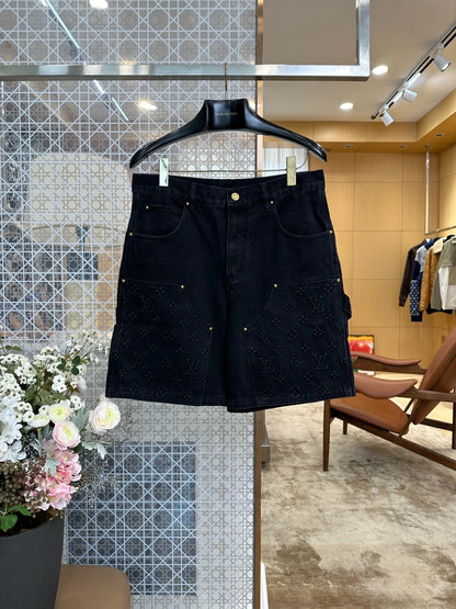Louis Vuitton Denim Carpenter Shorts