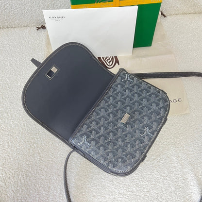 Goyard Belvedere PM Leather Handbag