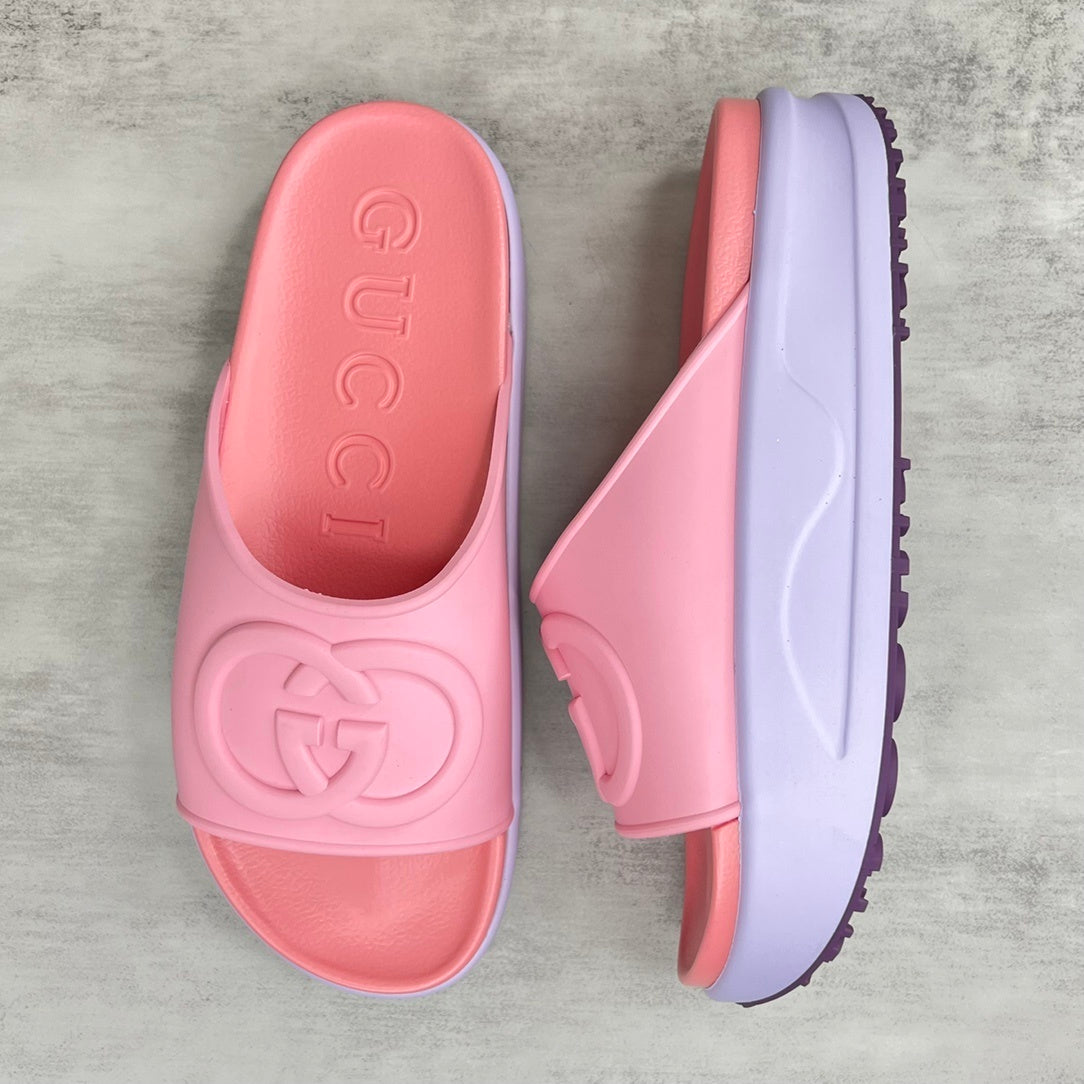 Gucci Slides "Pink-Purple"