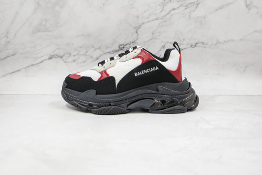 Balenciaga Triple S "White-Red-Black"