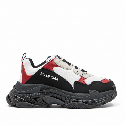 Balenciaga Triple S "White-Red-Black"