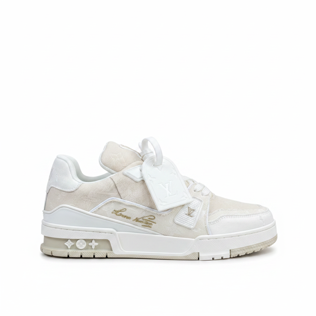 Louis Vuitton LV Trainers "White Denim"