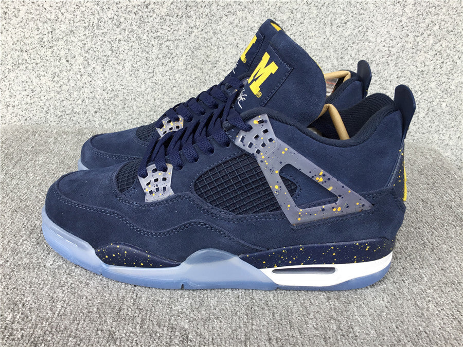 Air Jordan 4 Retro PE "Michigan"