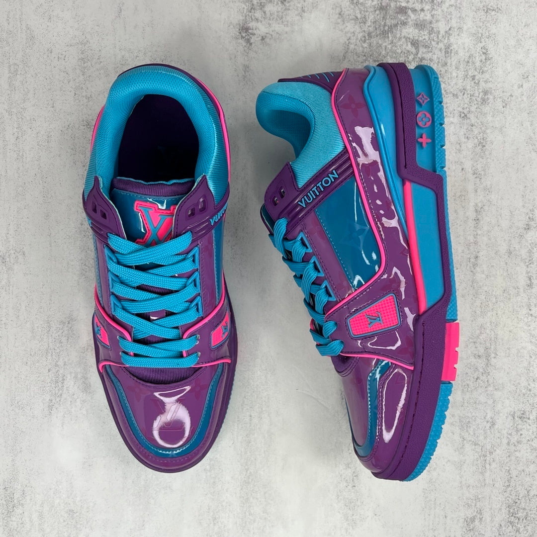 Louis Vuitton Trainers "Purple-Teal"