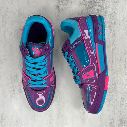 Louis Vuitton Trainers "Purple-Teal"