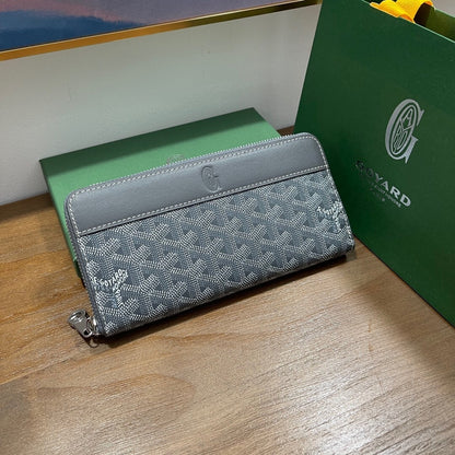 Goyard Matignon GM Wallet "Grey"