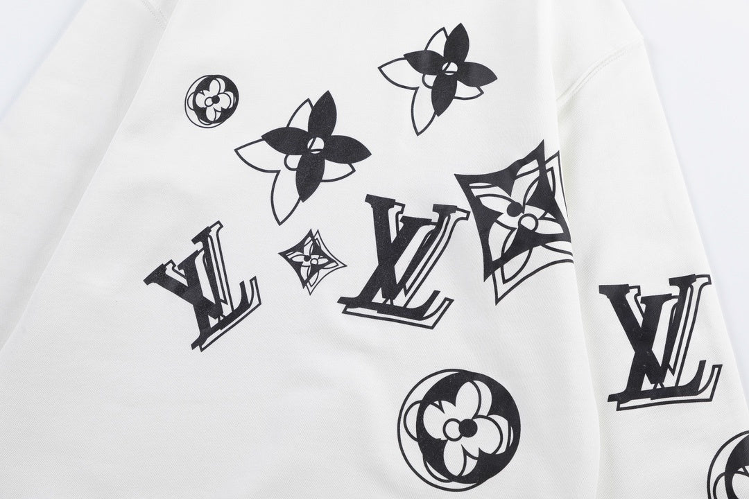 Louis Vuitton Sweatshirt "White-Black"