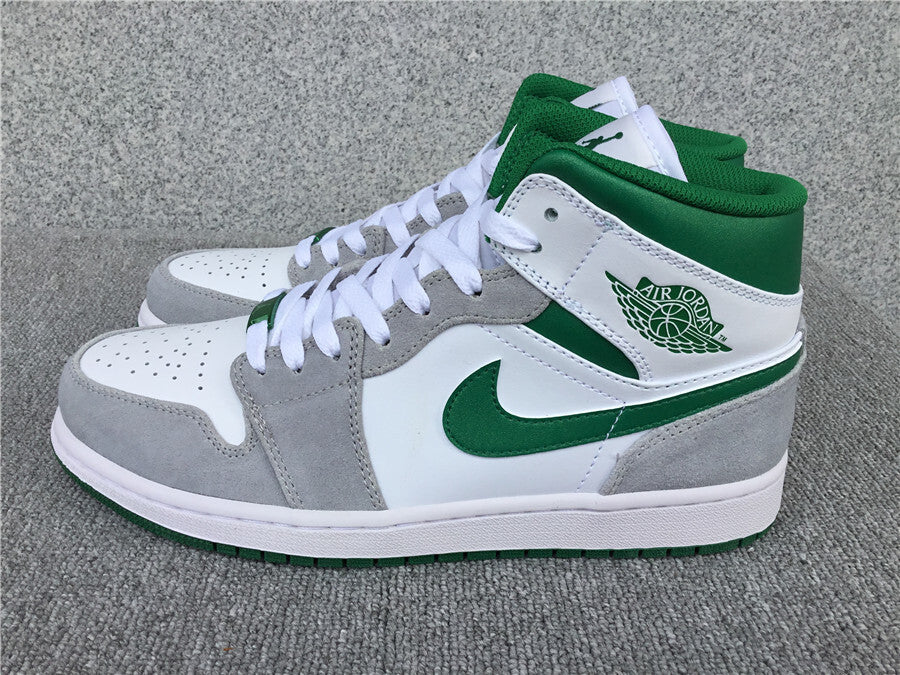 Air Jordan 1 Mid SE "Grey-Green-White"