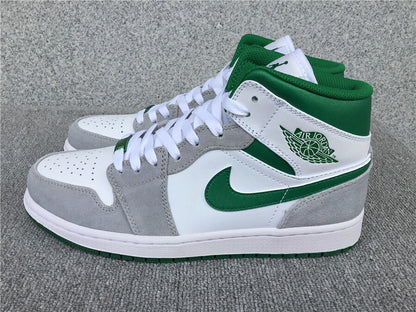 Air Jordan 1 Mid SE "Grey-Green-White"