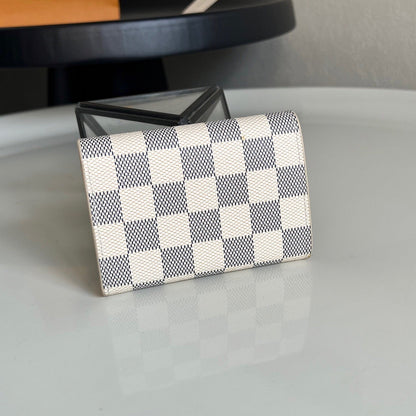 Louis Vuitton Rosalie Coin Purse "Damier Azur Canvas"