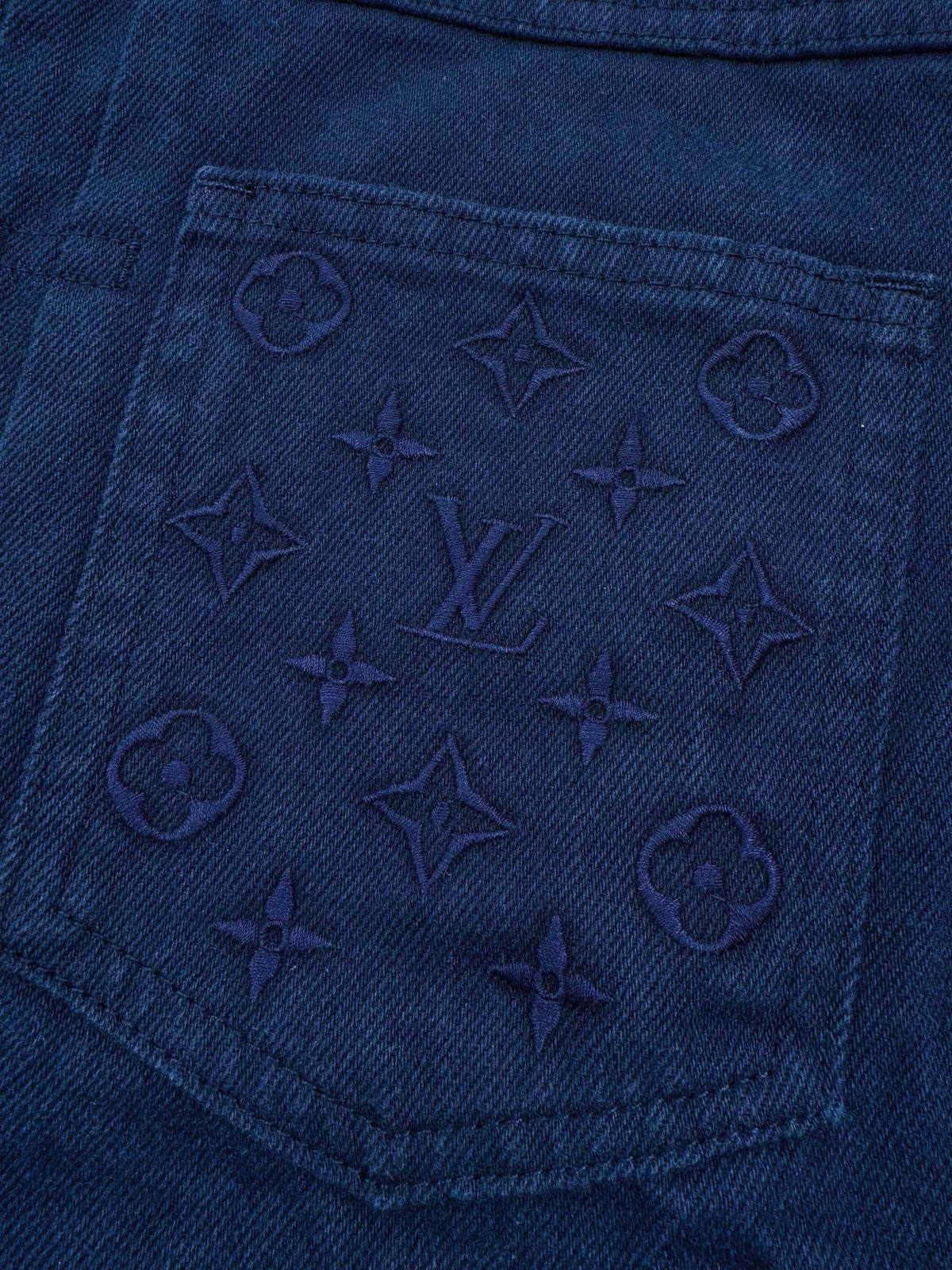 Louis Vuitton Garment-Dyed Denim Type II Trucker Jacket