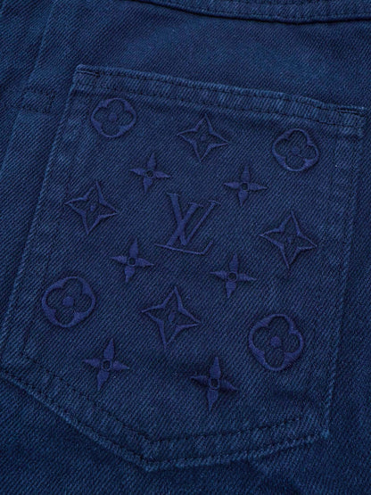 Louis Vuitton Garment-Dyed Denim Type II Trucker Jacket