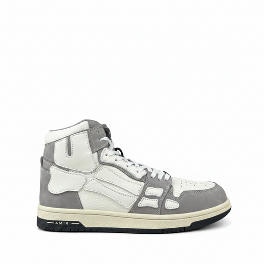 Amiri Skel Top High "White-Grey"