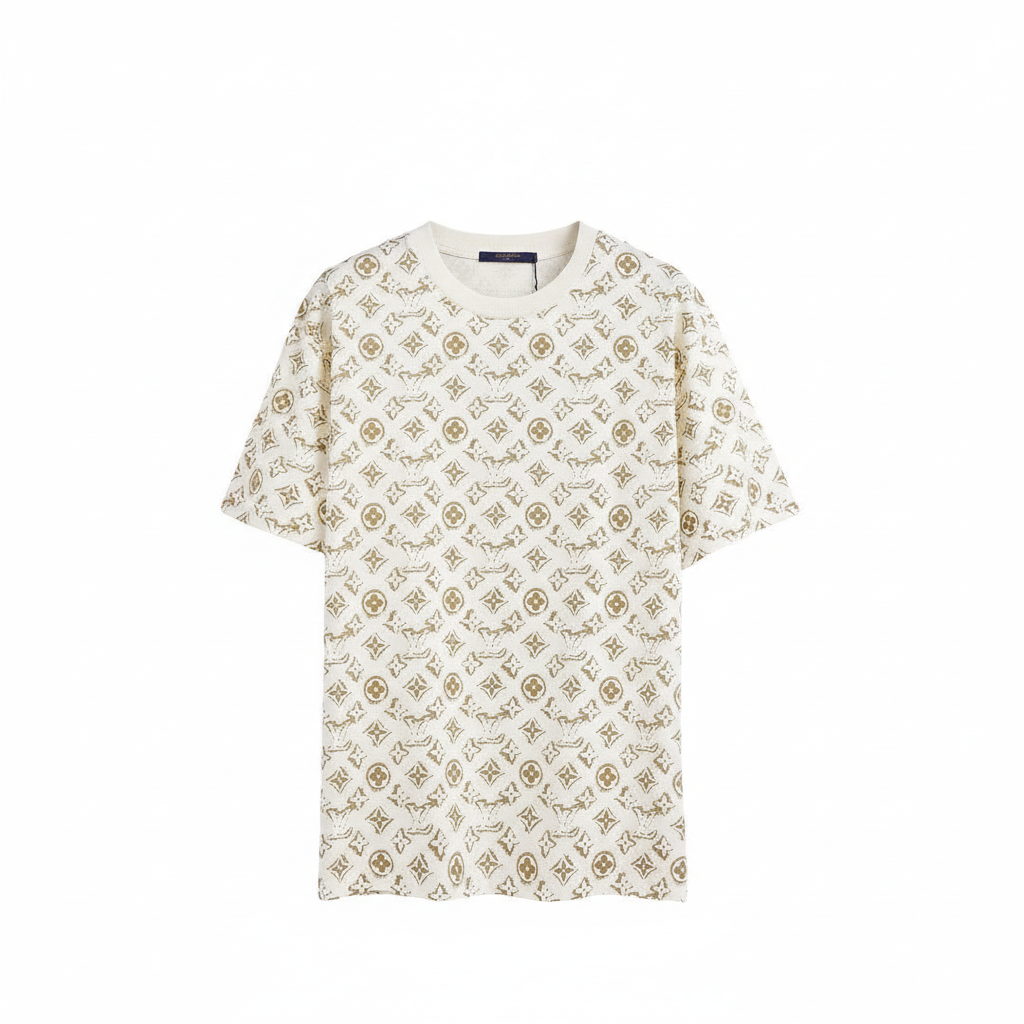 Louis Vuitton Monogram T-Shirt "White-Beige"