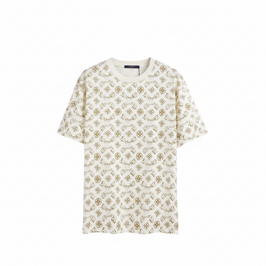 Louis Vuitton Monogram T-Shirt "White-Beige"