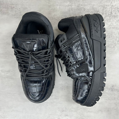 Louis Vuitton Maxi "Black Crocodile Pattern"
