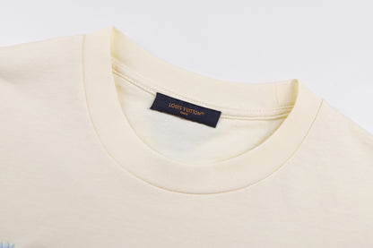 Louis Vuitton Embroidered Signature T-Shirt "Milky White"