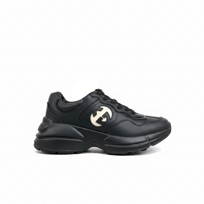 Gucci Rhyton Interlocking G "Black-White"