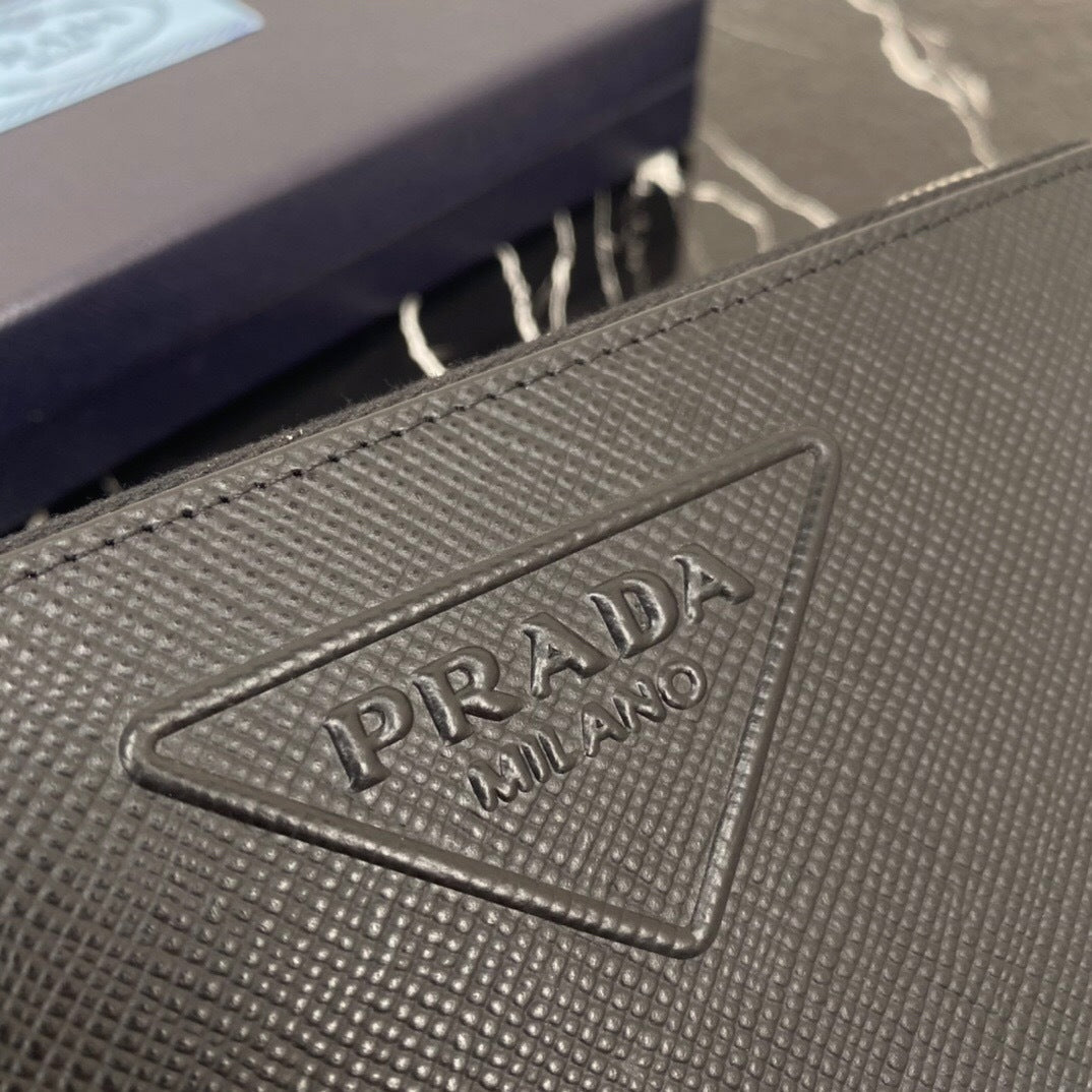 Prada Long Saffiano Leather Wallet