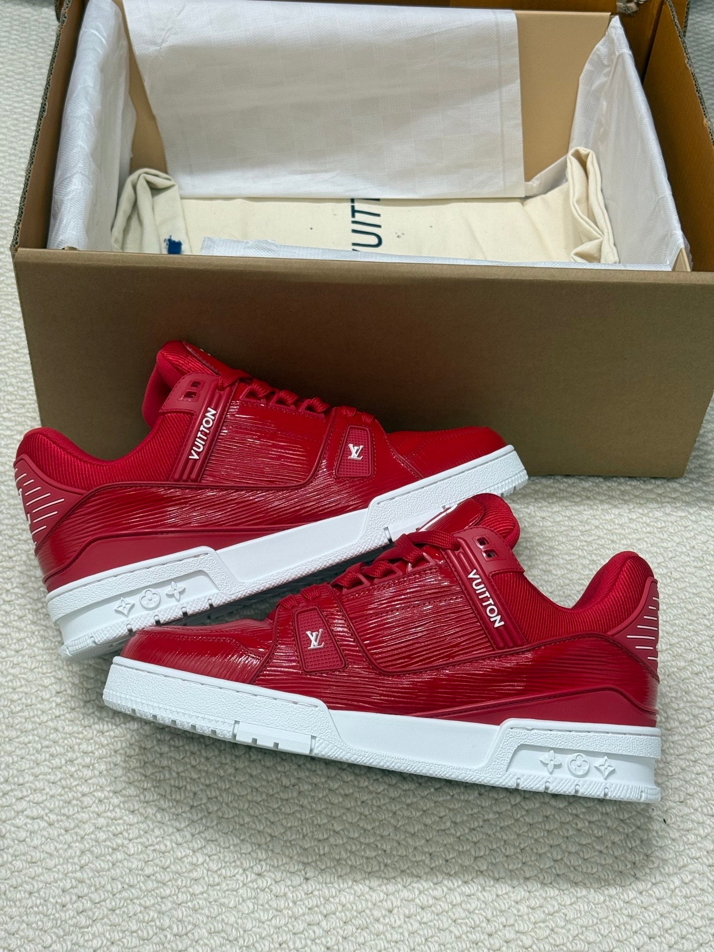 Louis Vuitton LV Trainers "Red"