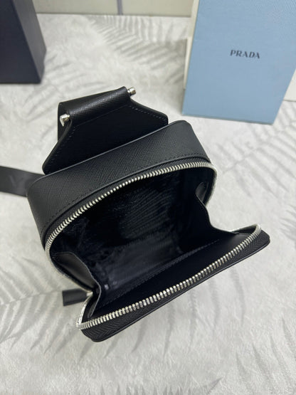 Prada Brique Saffiano Leather Bag