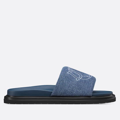 Dior Aqua Slides "Blue Denim"