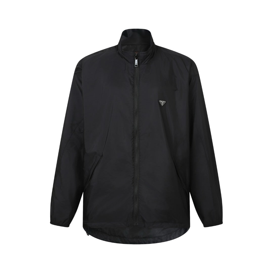 Prada Re-Nylon Reversible Jacket "Cocoa Brown-Black"