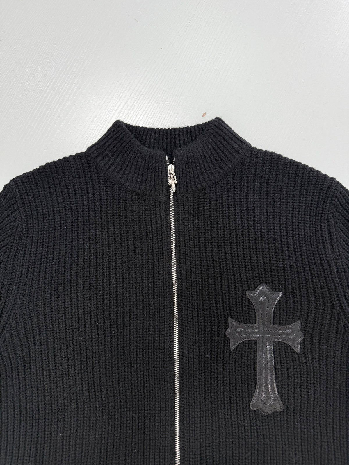 Chrome Hearts Large Cross Cashmere Knit "Black"