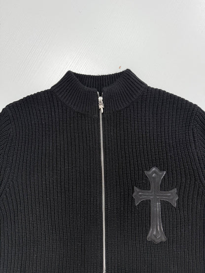 Chrome Hearts Large Cross Cashmere Knit "Black"