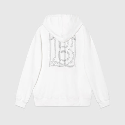 Burberry Monogram Motif Hoodie "White"