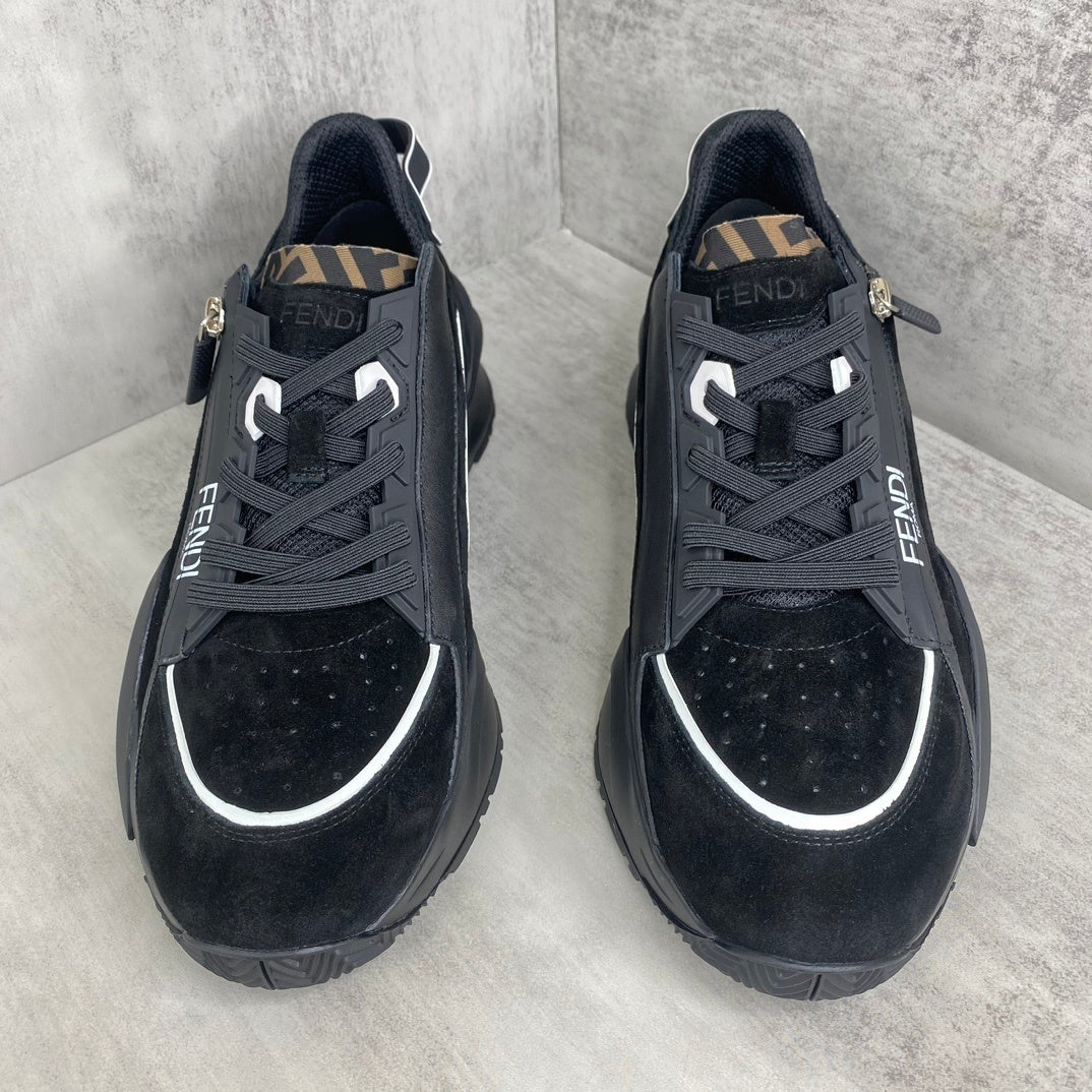 Fendi Flow "Black Suede"