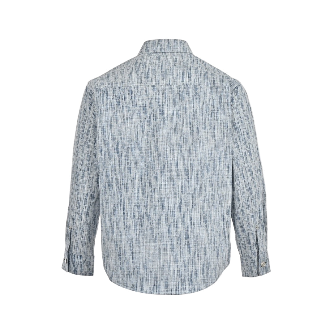 Dior Monogram Overshirt "White-Blue"