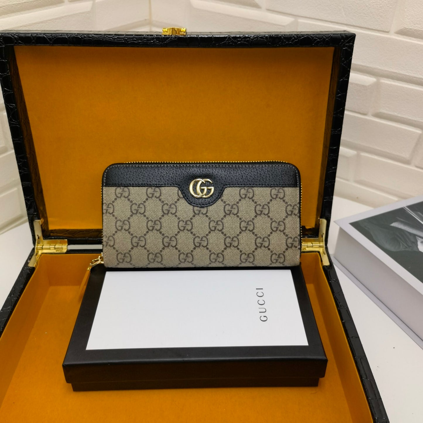 Gucci Ophidia Zip Around Wallet
