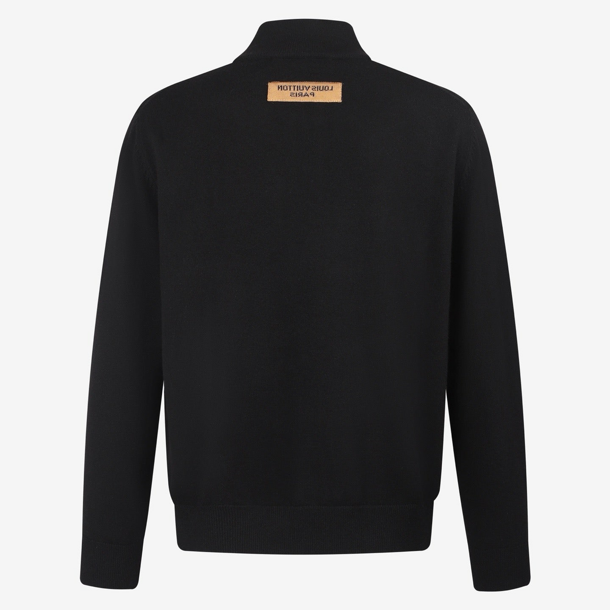 Louis Vuitton LVSE Inside-Out Zipped Through Cashmere Cardigan "Black"