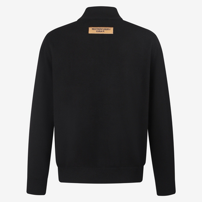 Louis Vuitton LVSE Inside-Out Zipped Through Cashmere Cardigan "Black"
