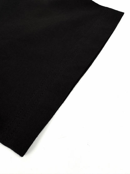 Dior Ribbon T-Shirt "Black Cotton Jersey"