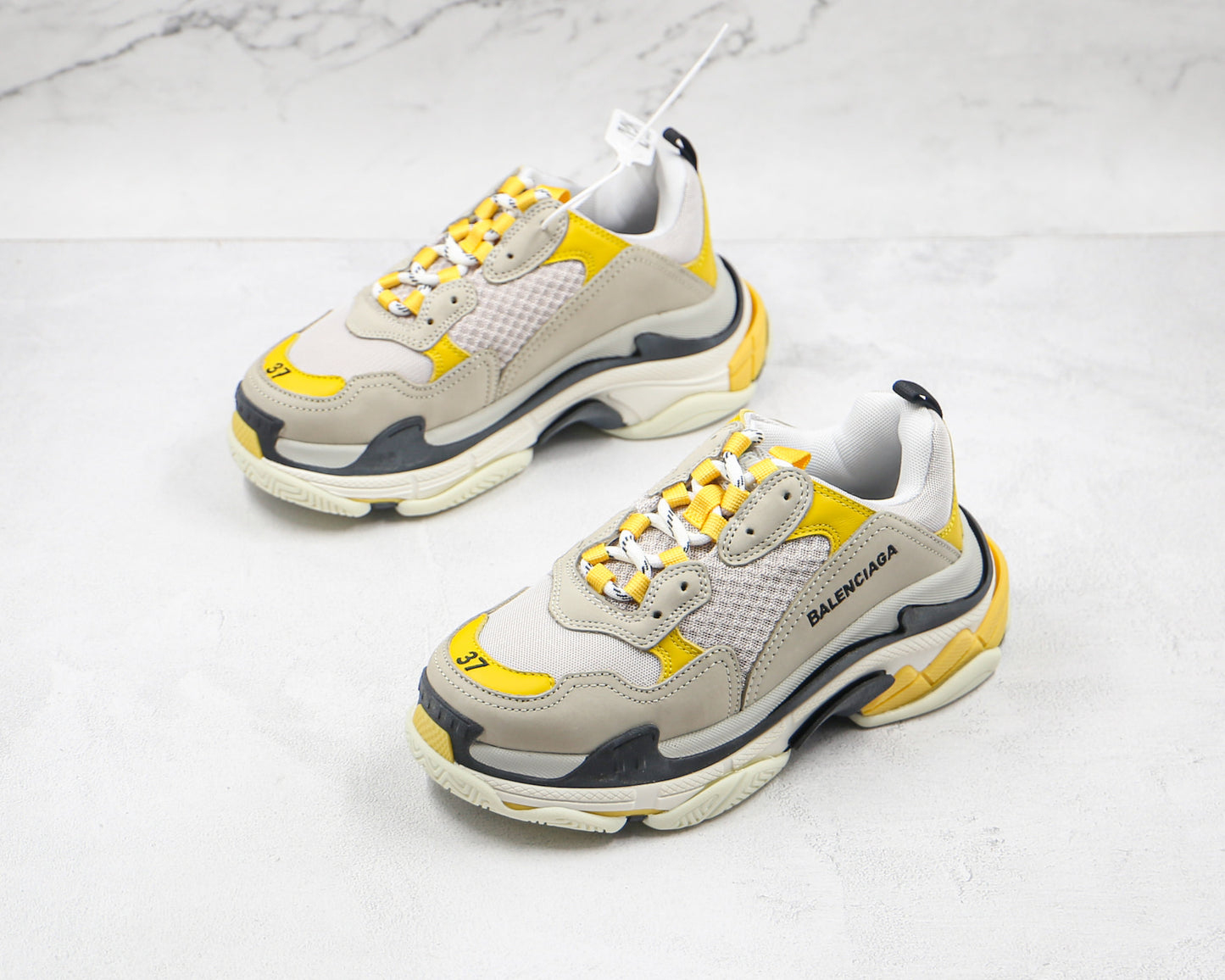 Balenciaga Triple S "Grey-Yellow"