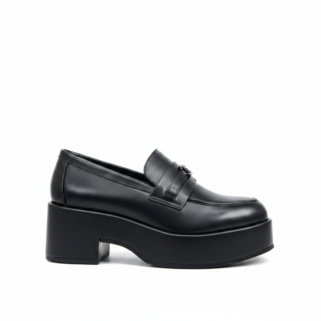 Chanel Leather Loafers "Black"