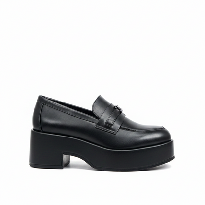 Chanel Leather Loafers "Black"