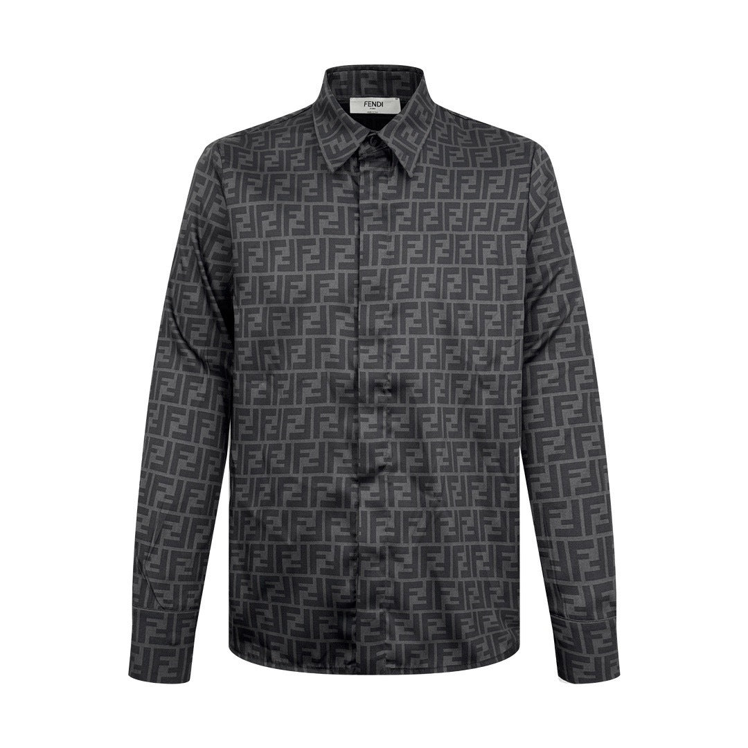 Fendi FF Monogram Shirt "Grey"