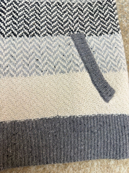 Thom Browne Donegal and Cushendale Herringbone Jacquard Bomber Jacket "Tonal Grey"