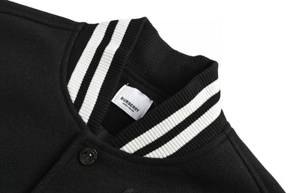 Burberry Rabbit Varsity Jacket "Black-White"