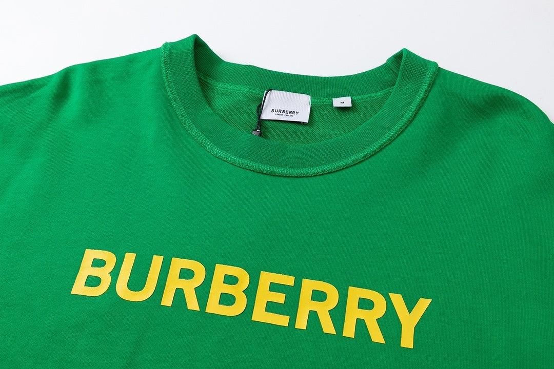 Burberry Logo Print Sweatshirt "Green"